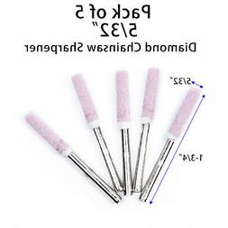 5pcs 5/32  Diamant&eacute;es Tron&ccedil;onneuse Aff&ucirc;teuse Cha&icirc;ne Lime