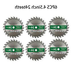 6 11.4cm 24 Dents Carbure Pointe Scie Circulaire Lame for Tr