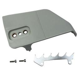 Couverture de pignon de tron&ccedil;onneuse en m&eacute;tal r&eacute;gl&eacute;e pou