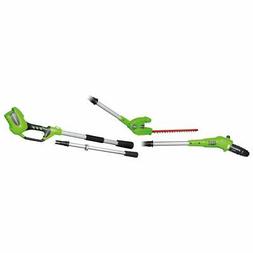 Elagueuse Et Taille-haie Sur Perche Sans Fil Greenworks 40v 