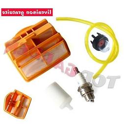 Filtre &agrave; Air + Bougie d'allumage pour Husqvarna 445 445E 45