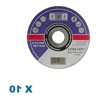 10 disques tronconner 115 x 1 mm