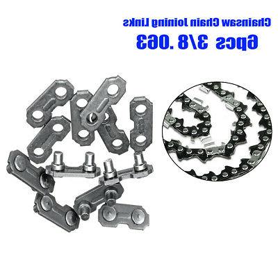 6x chaine tronconneuse raccord maillon set de