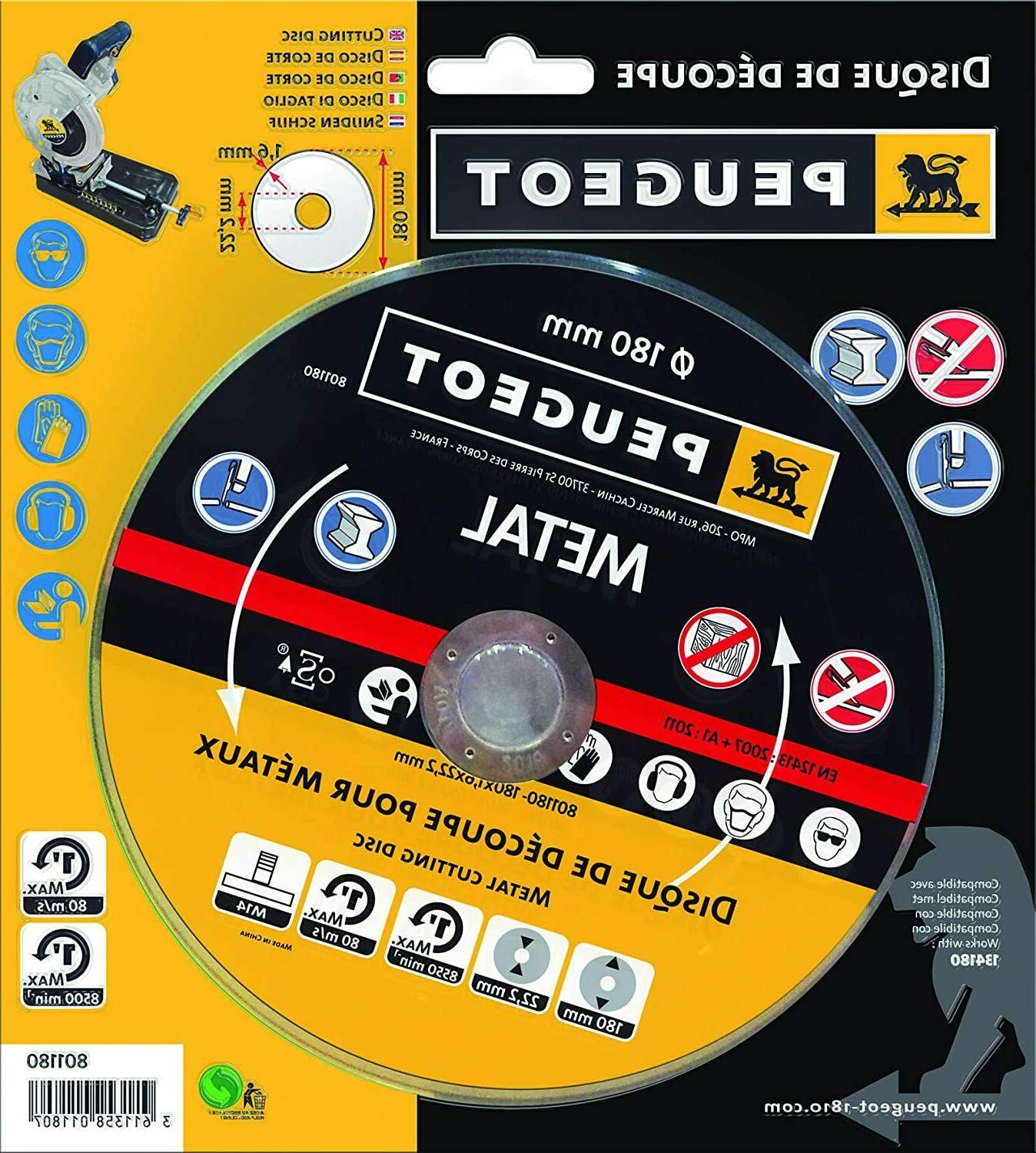 disque de decoupe pour metaux 180 mm