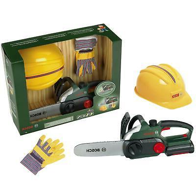 enfants bosch tronconneuse jouet casque et gants
