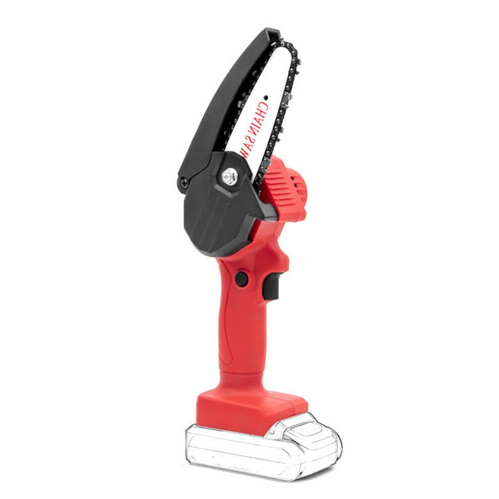 lithium battery rechargeable electric chain saws garden