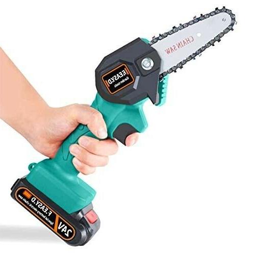 mini scie chaine electrique sans fil li