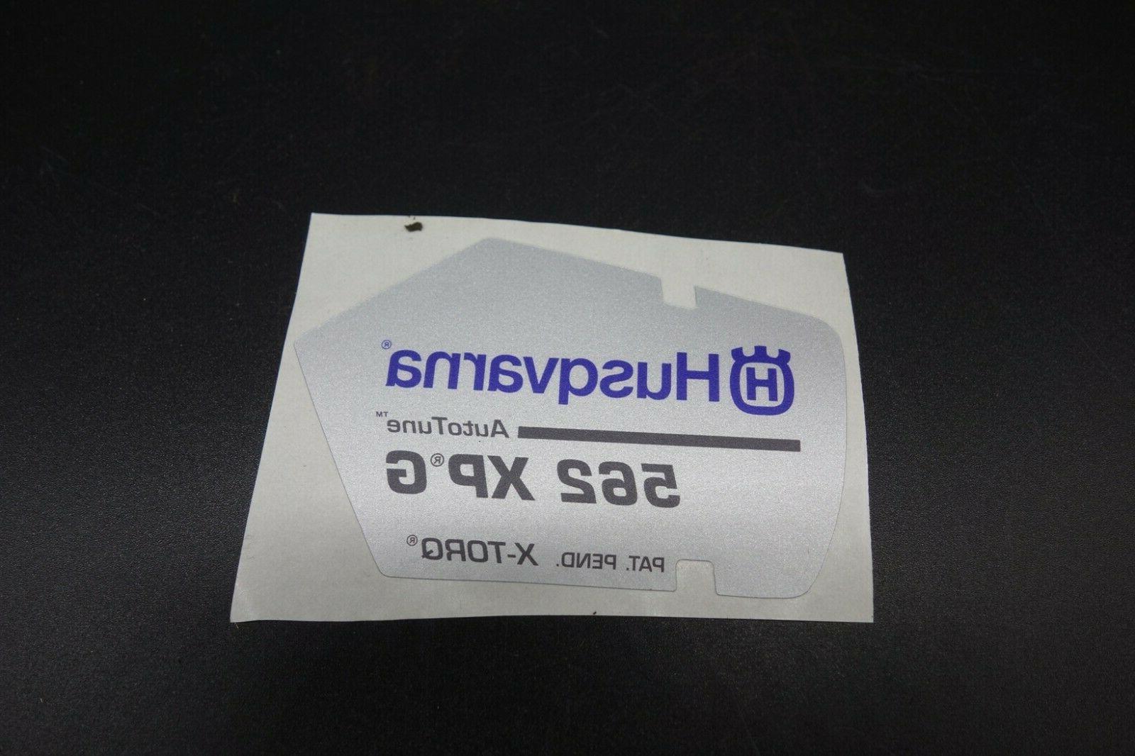 oem sticker autocollant tronconneuse 562 xp g