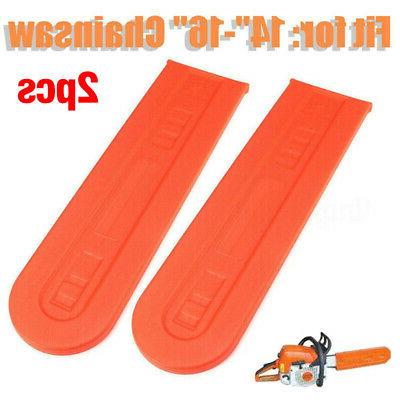 orange plastique tronconneuse barre lame protection housse
