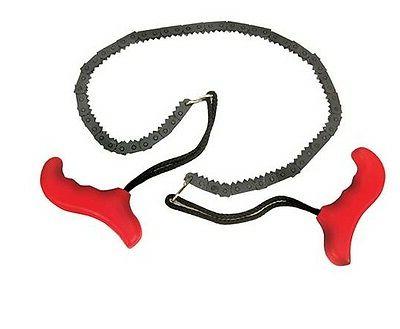 scie tronconneuse a main avec poignee bois