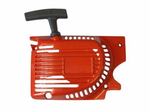 tronconneuse chinoise metal recul demarreur rouge 45cc