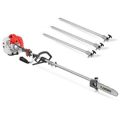 tronconneuse elagueuse thermique perche telescopique 5m 65cc