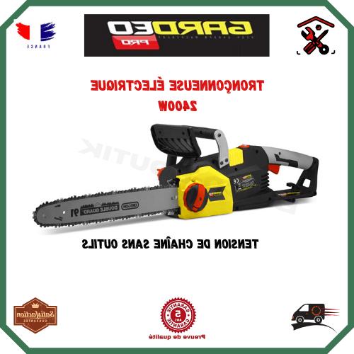 tronconneuse electrique 2400w guide oregon pour les