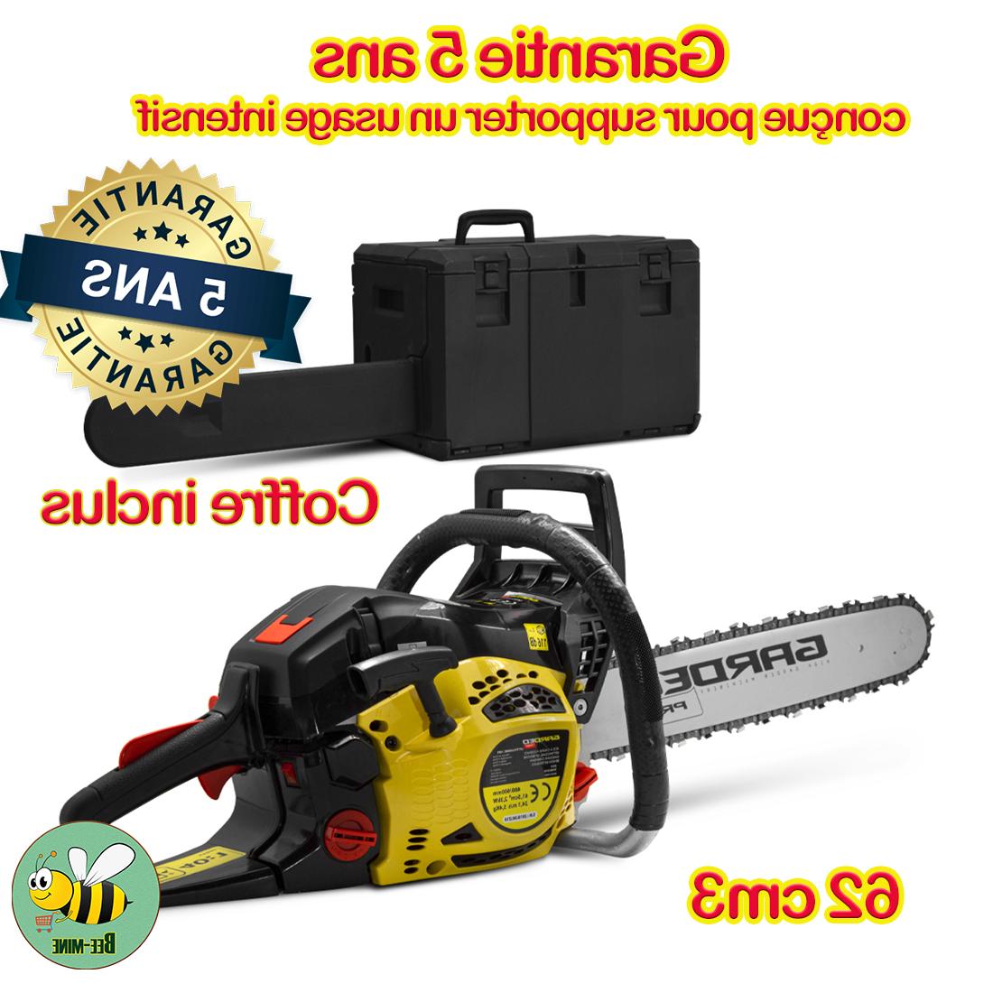 tronconneuse thermique 61 5cc guide 60 cm