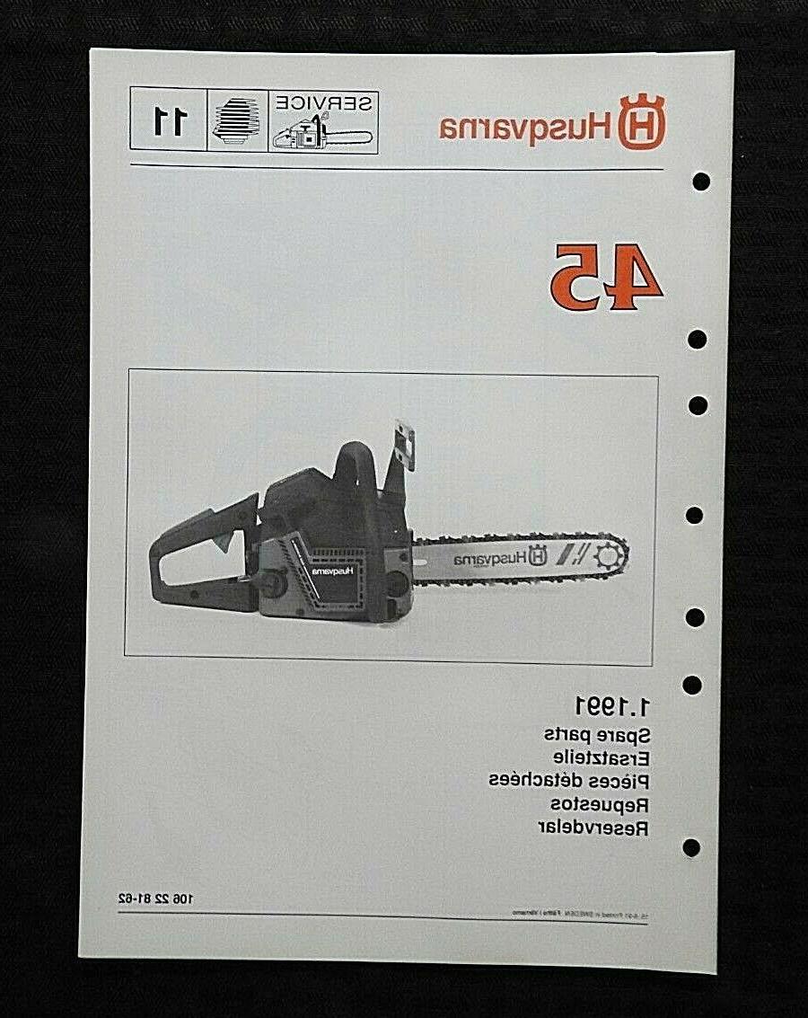 veritable modele 45 tronconneuse pieces list catalogue