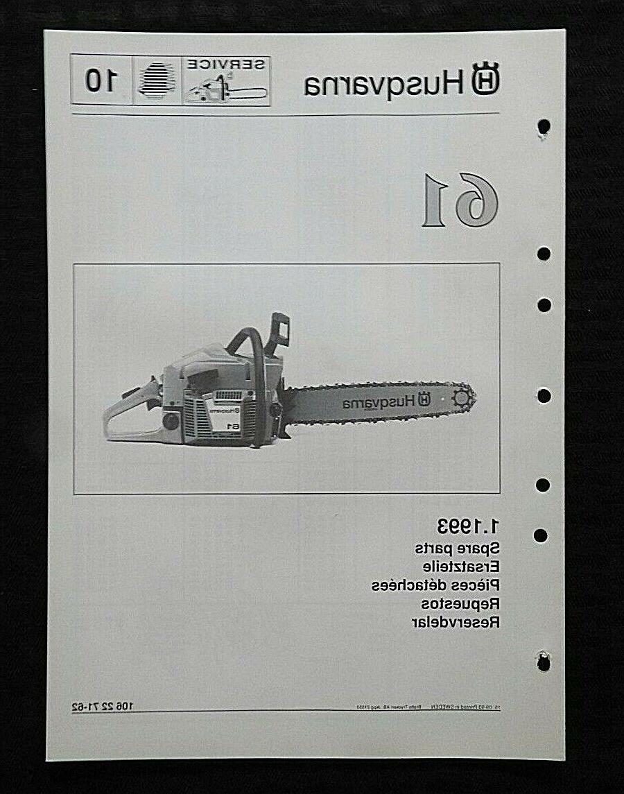 veritable modele 61 tronconneuse pieces list catalogue