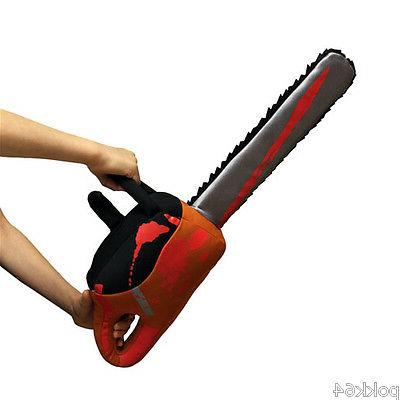 zombie swat tronconneuse peluche 60 cm chainsaw