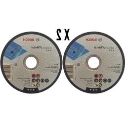 Lot 2 disque Bosch a tron&ccedil;onner diam&egrave;tre 125x1,6mm M&eacute;tal 
