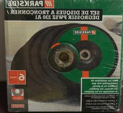 PARKSIDE LOT DE 6 DISQUES A TRONCONNER DEGROSSIR 230 MM TRON
