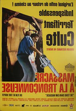 MASSACRE A LA TRONCONNEUSE Affiche Cin&eacute;ma ROULEE 53x40 Movi