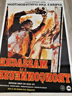 Massacre a la Tron&ccedil;onneuse Affiche MOD A ORIGINALE 120x160c
