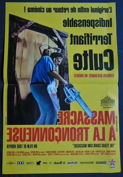 Massacre a la Tron&ccedil;onneuse Affiche ORIGINALE 40x60cm *POSTE
