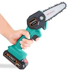 Mini Scie Cha&icirc;ne &Eacute;lectrique Sans Fil Li-Ion 24 V Domestiqu