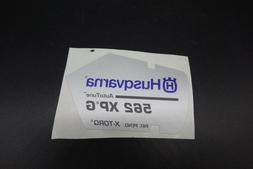 OEM HUSQVARNA Sticker Autocollant Tron&ccedil;onneuse 562 XP G Lan