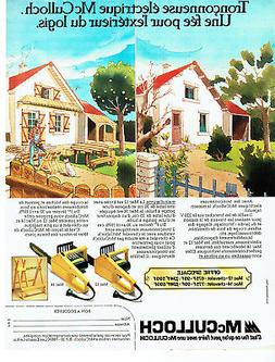 Publicit&eacute; Advertising 038  1979   tron&ccedil;onneuse &eacute;l&eacute;ctriqu