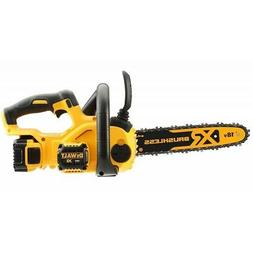Tronconneuse &eacute;lagueuse &eacute;lectrique DeWALT batterie 18V 5AH 