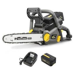 Tron&ccedil;onneuse sans fil &agrave; batterie, 40 V, guide 14 pouces, G